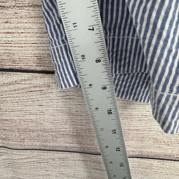 Polo Ralph Lauren Stretch Straight Fit Seersucker Striped Shorts Men's 40 Blue - Picture 10 of 10